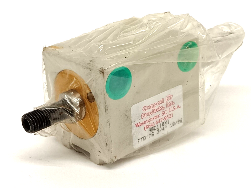 Compact Air Products ABD118X1 Pneumatic Cylinder 1-1/8" Bore 1" Stroke - Maverick Industrial Sales