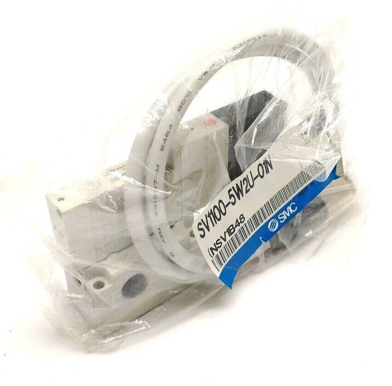 SMC SV1100-5W2U-01N 5-Port 2-Position Single Solenoid Valve 1/8" NPT - Maverick Industrial Sales