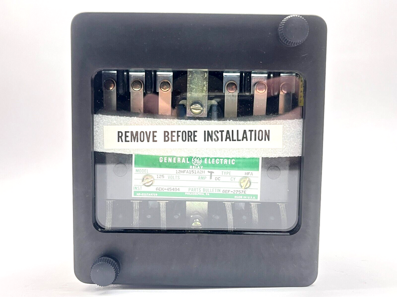 General Electric 12HFA151A2H Auxiliary Relay Type HFA 125V - Maverick Industrial Sales