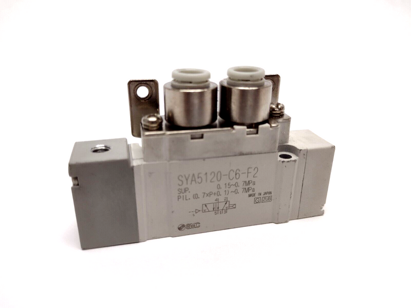 SMC SYA5120-C6-F2 5 Port Air Operated Valve - Maverick Industrial Sales