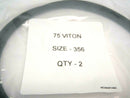 Lot 2 Viton 75 .356 O-Ring 5 3/8"ID X 5 3/4"OD X 3/16"CS - Maverick Industrial Sales