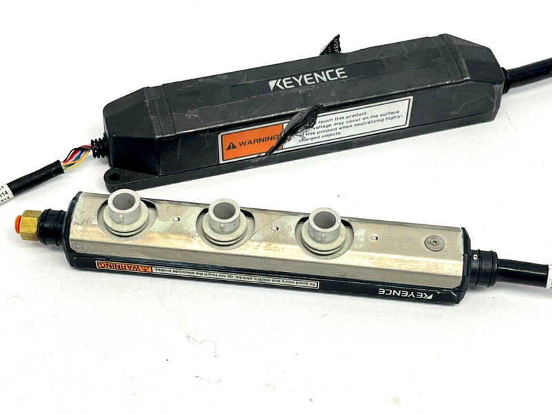 Keyence SJ-M031G High-performance Micro Static Eliminator DAMAGED - Maverick Industrial Sales