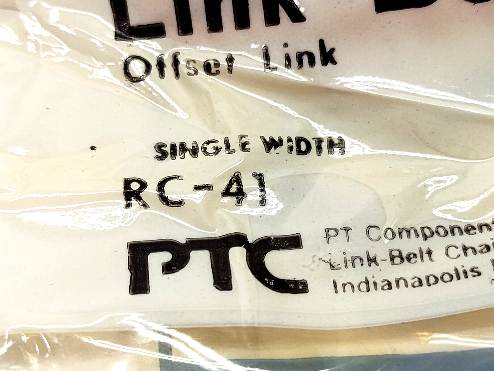 RC-41 | Link-Belt Single Width Offset Link LOT OF 3 - New - Maverick Industrial Sales