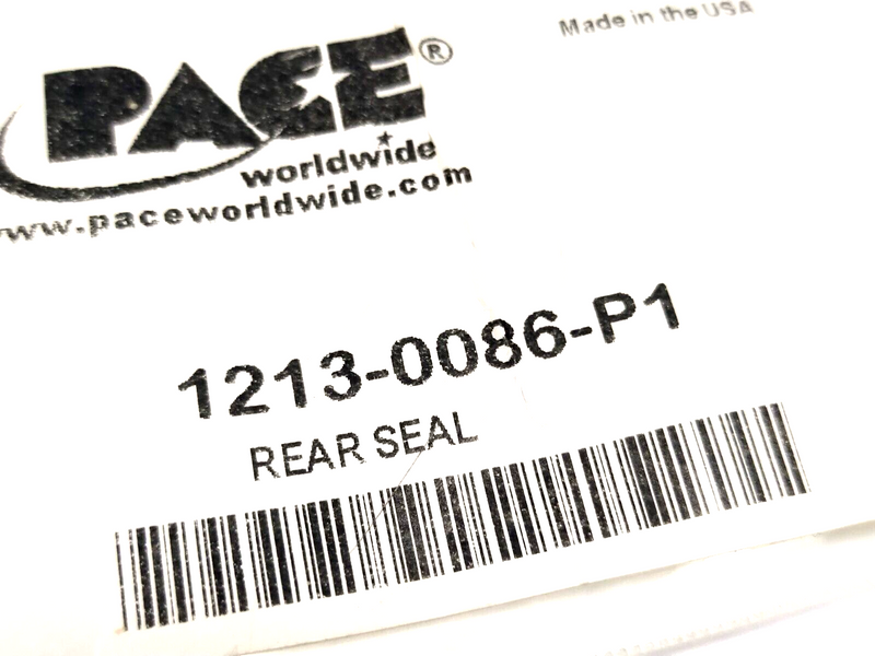 Pace 1213-0086-P1 Rear Seal - Maverick Industrial Sales