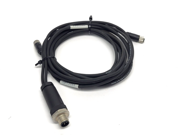 Keyence OP73864 Fiber Optic Sensor Connector w/ Dual E66085-H 80C Sensor Cable - Maverick Industrial Sales