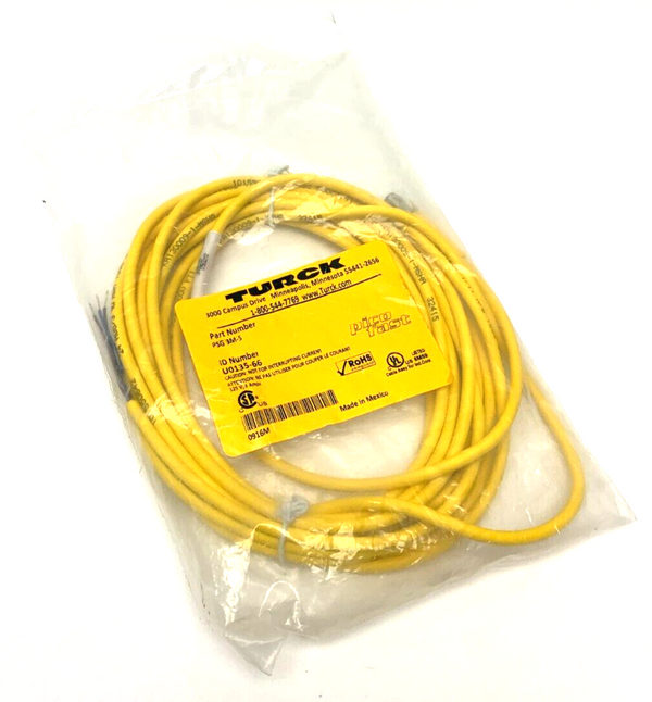 Turck PSG 3M-5 Pico Fast Cordset U0135-66 - Maverick Industrial Sales