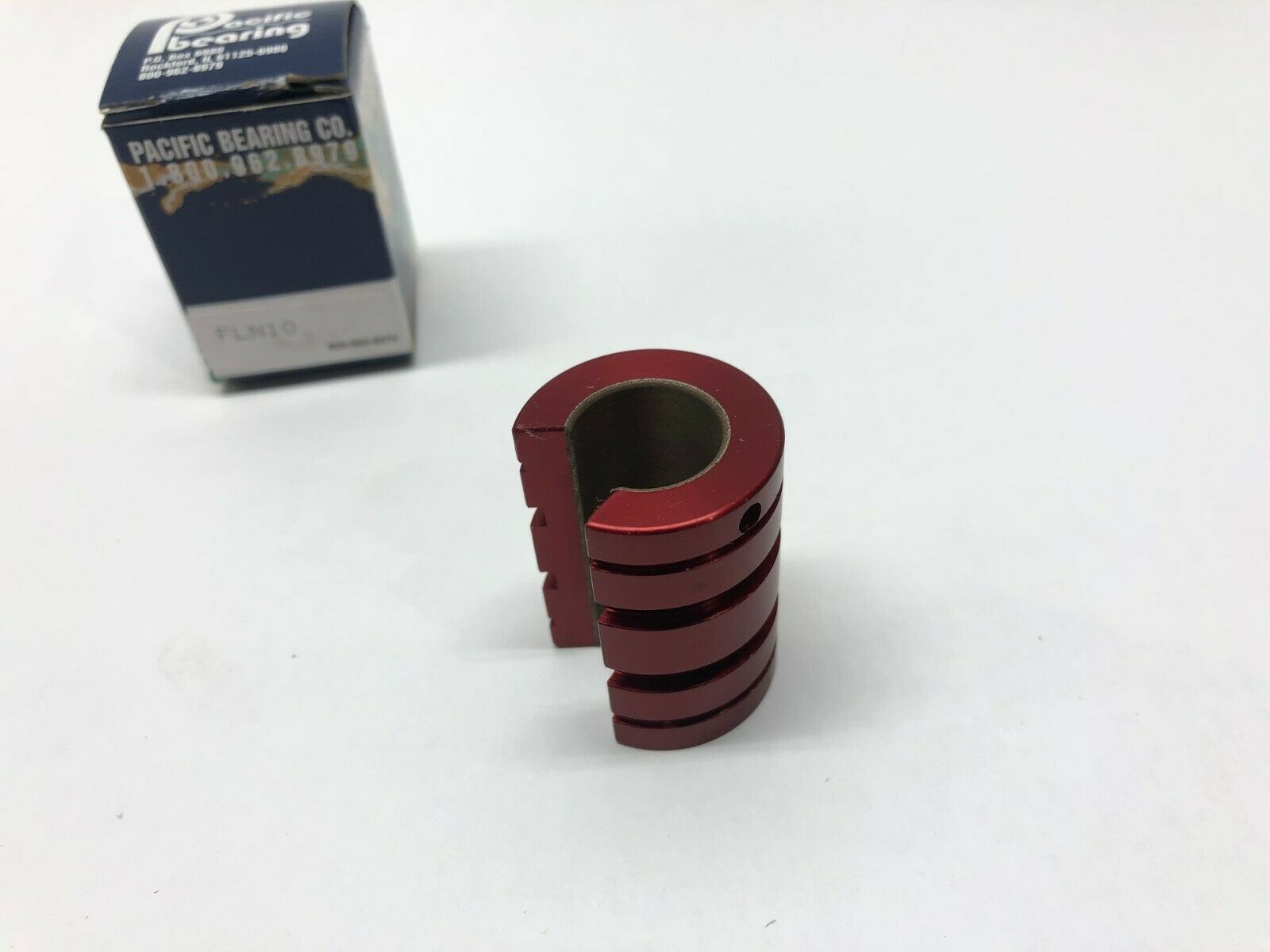 Pacific Bearing Co. FLN10 Linear Open Bearing, 5/8" ID, 1-1/8" OD - Maverick Industrial Sales
