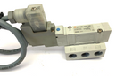 SMC SY5140R-5DZ-02T Soleniod Valve w/ 5-Port Base Manifold - Maverick Industrial Sales