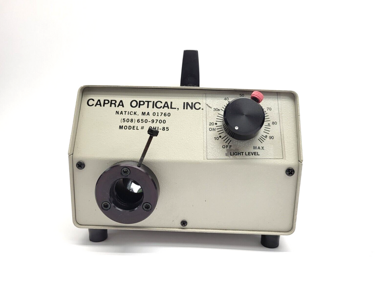 Capra Optical Inc QHI-85 Fiber Optic Illuminator UNIT ONLY - Maverick Industrial Sales