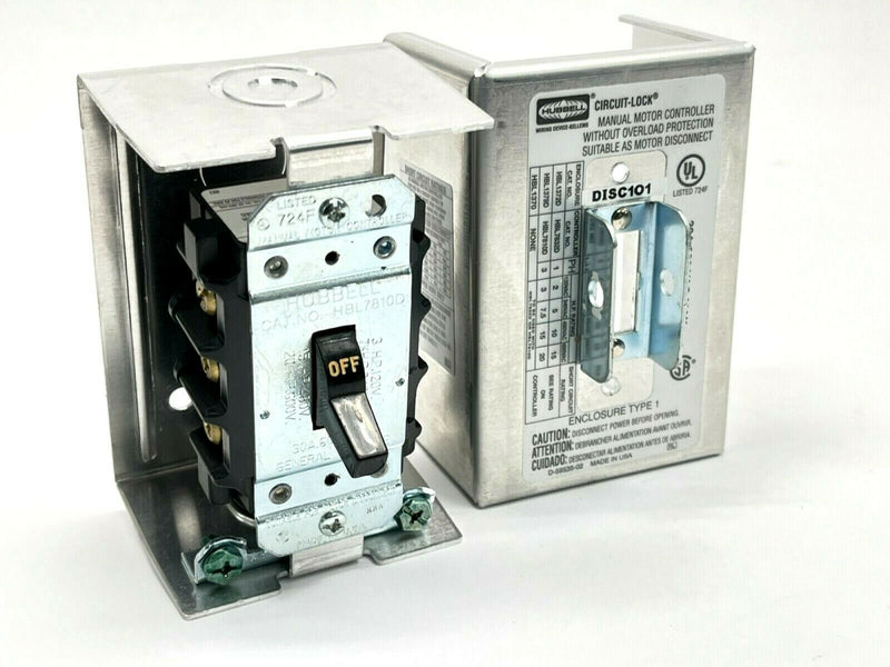 Hubbell HBL1379D Disconnect Switch Enclosure 30A 600VAC - Maverick Industrial Sales