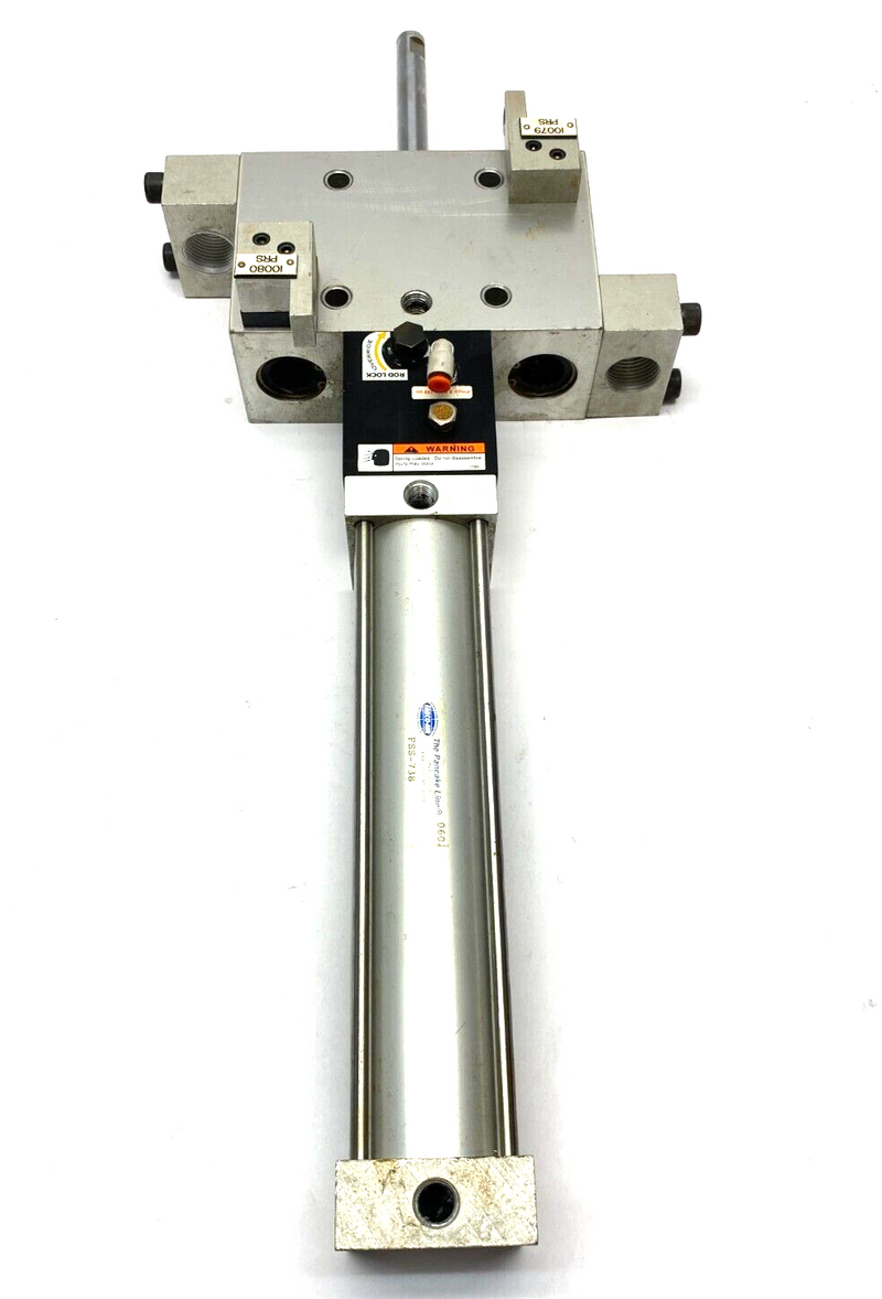 Nexen 966116 Spring Engaged Cylinder Mount Rod Lock w/ Fabco FSS-738 Cylinder - Maverick Industrial Sales