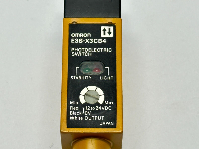 Omron E3S-X3CB4 Photoelectric Switch 12-24VDC - Maverick Industrial Sales