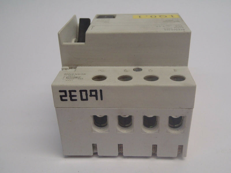 Siemens 5SM3 642-0 RCCB Circuit Breaker 4 Pole 25A 230-400V - Maverick Industrial Sales