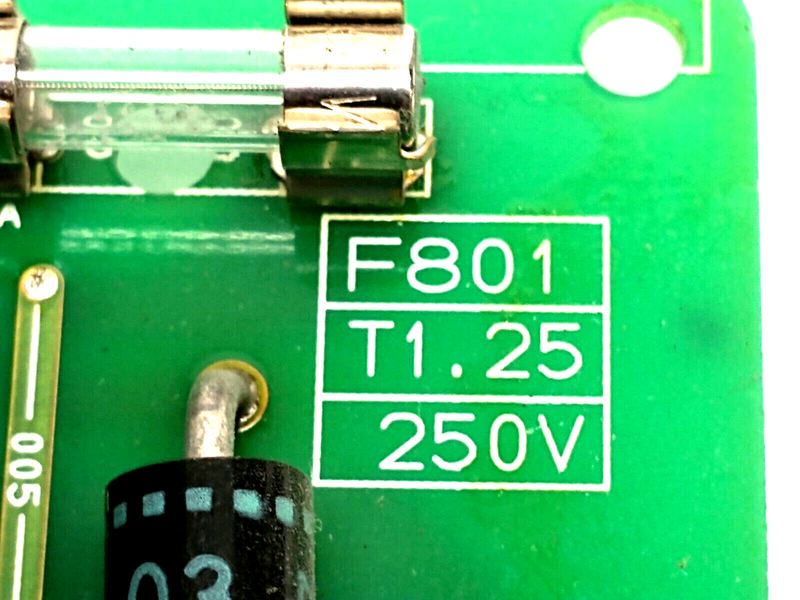 Toshiba FWO1165F-1 Control Board Circuit Board PCB F801 T1.25 250V - Maverick Industrial Sales