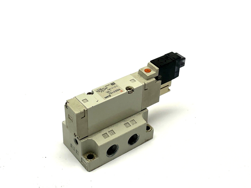 SMC VQZ2151-5L Solenoid Valve w/ VQZ2000 Subplate - Maverick Industrial Sales