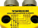 Turck VB2-FSM 4.4/2FKM 4.4/S651 Splitter Connector U0098-1 - Maverick Industrial Sales