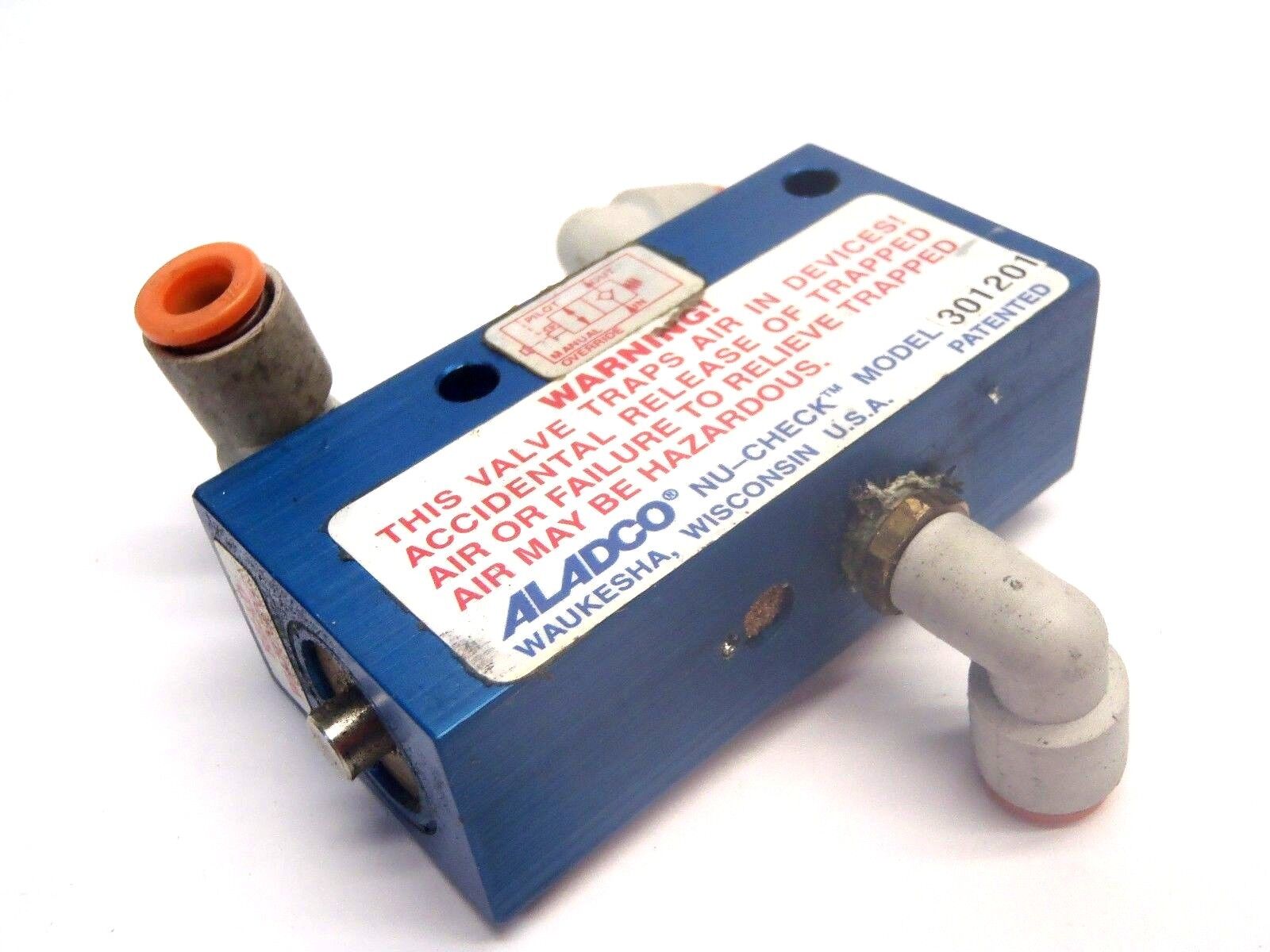 Aladco Nu-Check 301201 Check Valve NPTE W/ Override - Maverick Industrial Sales