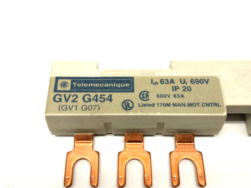 Telemacanique GV2G454 Comb Busbar 63A 690V 055587 LOT OF 2 - Maverick Industrial Sales