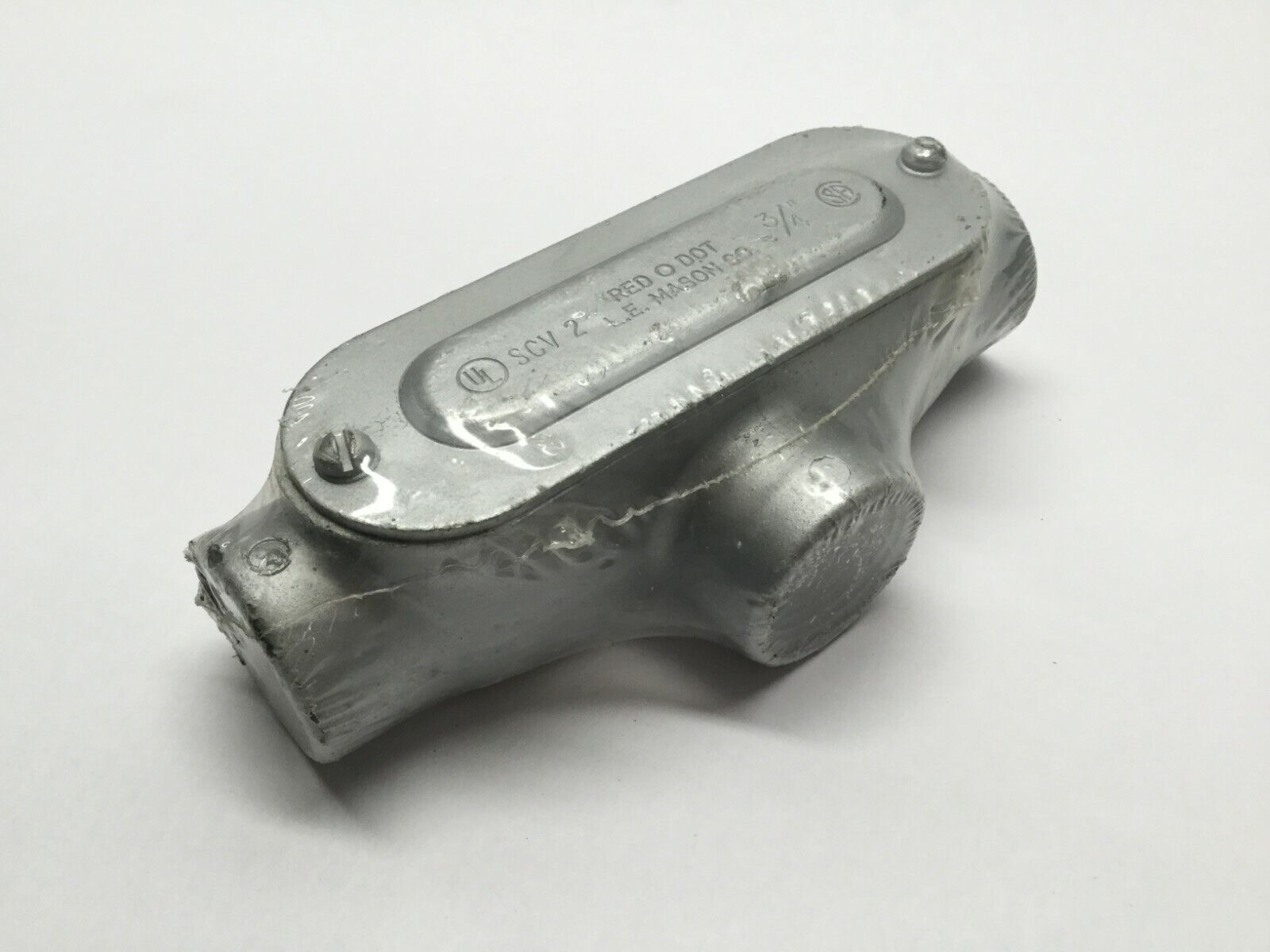 Red Dot DAT-2-CG  3/4" T-Style Conduit Body Threaded W/ Cover & Gasket - Maverick Industrial Sales