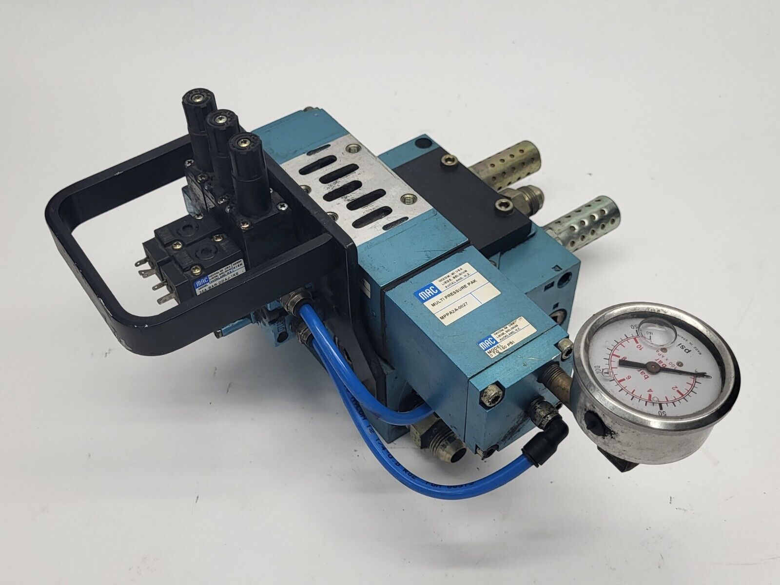 MAC Valves MM-A2B-231 Manifold w/ MPPA2A-0027 Pressure Pak NO PRESSURE GAUGE - Maverick Industrial Sales