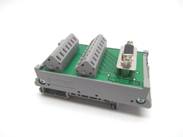 WAGO D-Sub 15 Pin Din Rail Mount - Maverick Industrial Sales