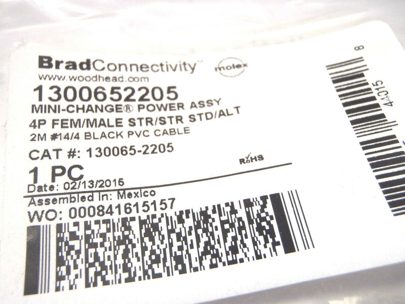 BradConnectivity Woodhead 1300652205 Mini-Change Power Assembly - Maverick Industrial Sales