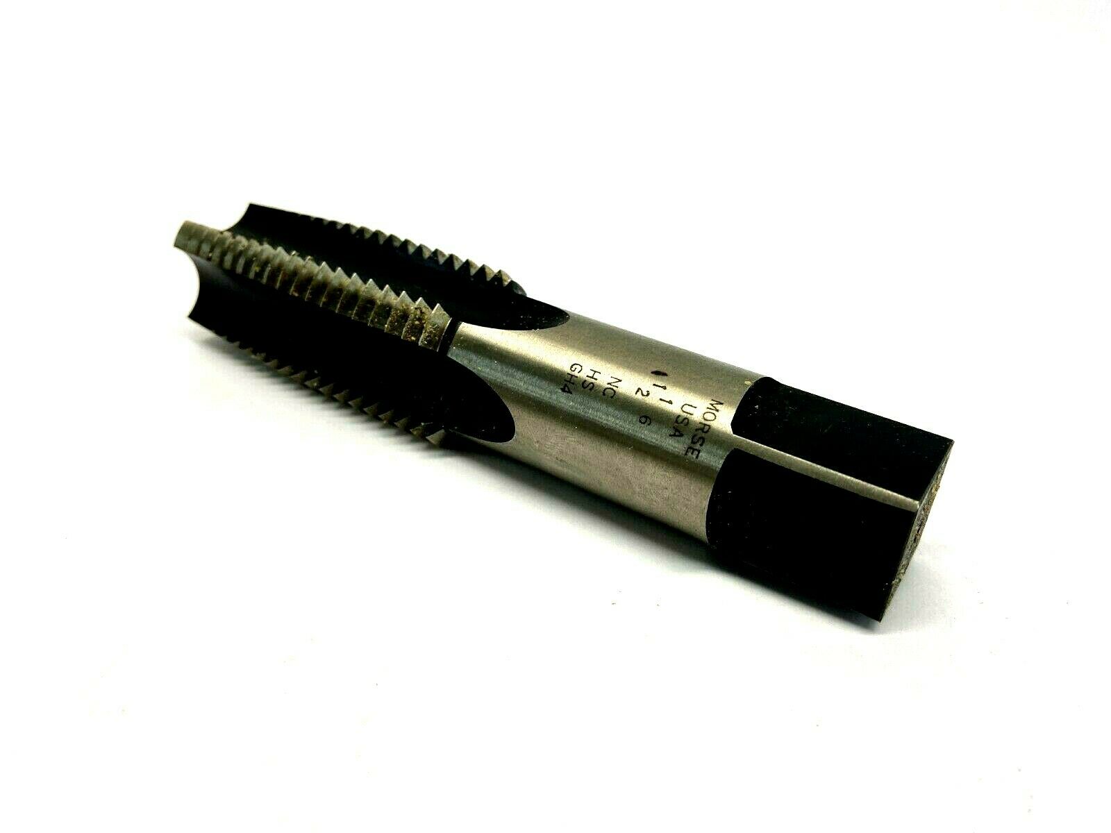 Morse Cutting Tools 2046 HHS Hand Tap Taper Style 4 Flute 1-1/2"-6 NC HS GH4 - Maverick Industrial Sales