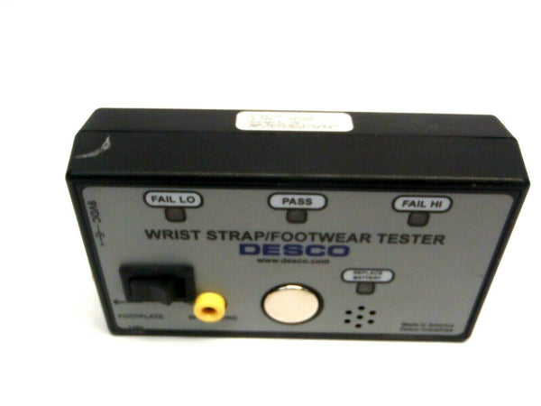 Desco 19250 Combo Wrist Strap Footwear Tester 9VDC - Maverick Industrial Sales