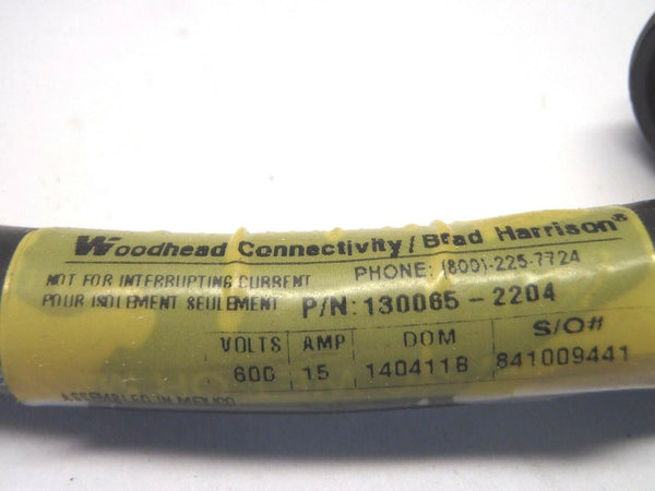 Brad Harrison Woodhead Connectivity 130065-2204 600V 15A Cordset - Maverick Industrial Sales