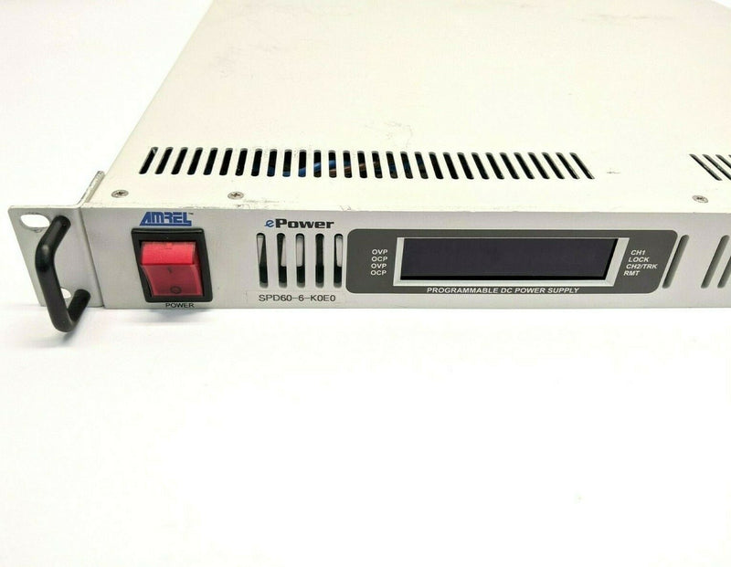 Ametek Amrel SPD60-6-K0E0 Rev B ePower Programmable DC Power Supply 60V 6A - Maverick Industrial Sales