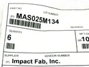 Impact Fab MAS025M134 Bracket 1" L x 7/8" W x 1" H LOT OF 2 - Maverick Industrial Sales