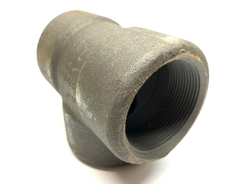 Penn Threaded Pipe Reducing Tee 2000 lbs Forged Steel 2" x 2" x 1-1/2" - Maverick Industrial Sales