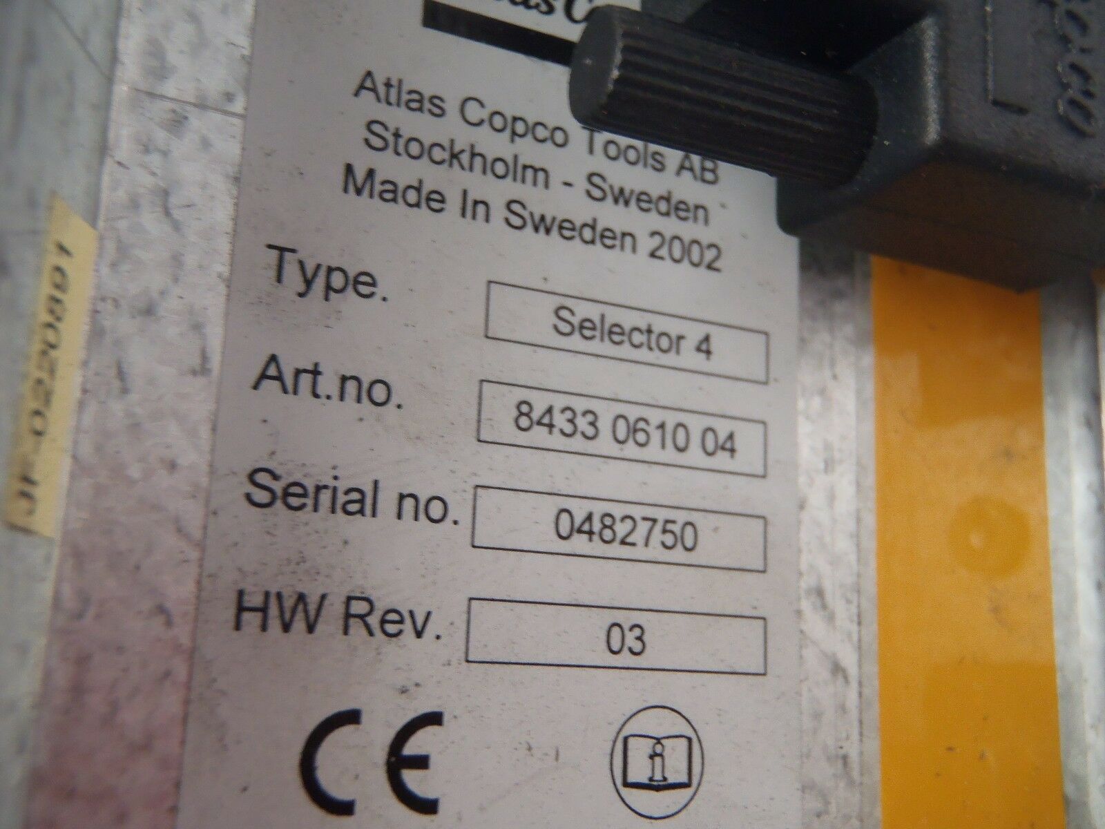 Atlas Copco Tools AB Selector 4 Unit 8433 0610 04 - Maverick Industrial Sales