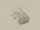 UL124-8 Plugs for Round UTP, Ethernet RJ45, 24-26 AWG Solid Cable LOT OF 140 - Maverick Industrial Sales