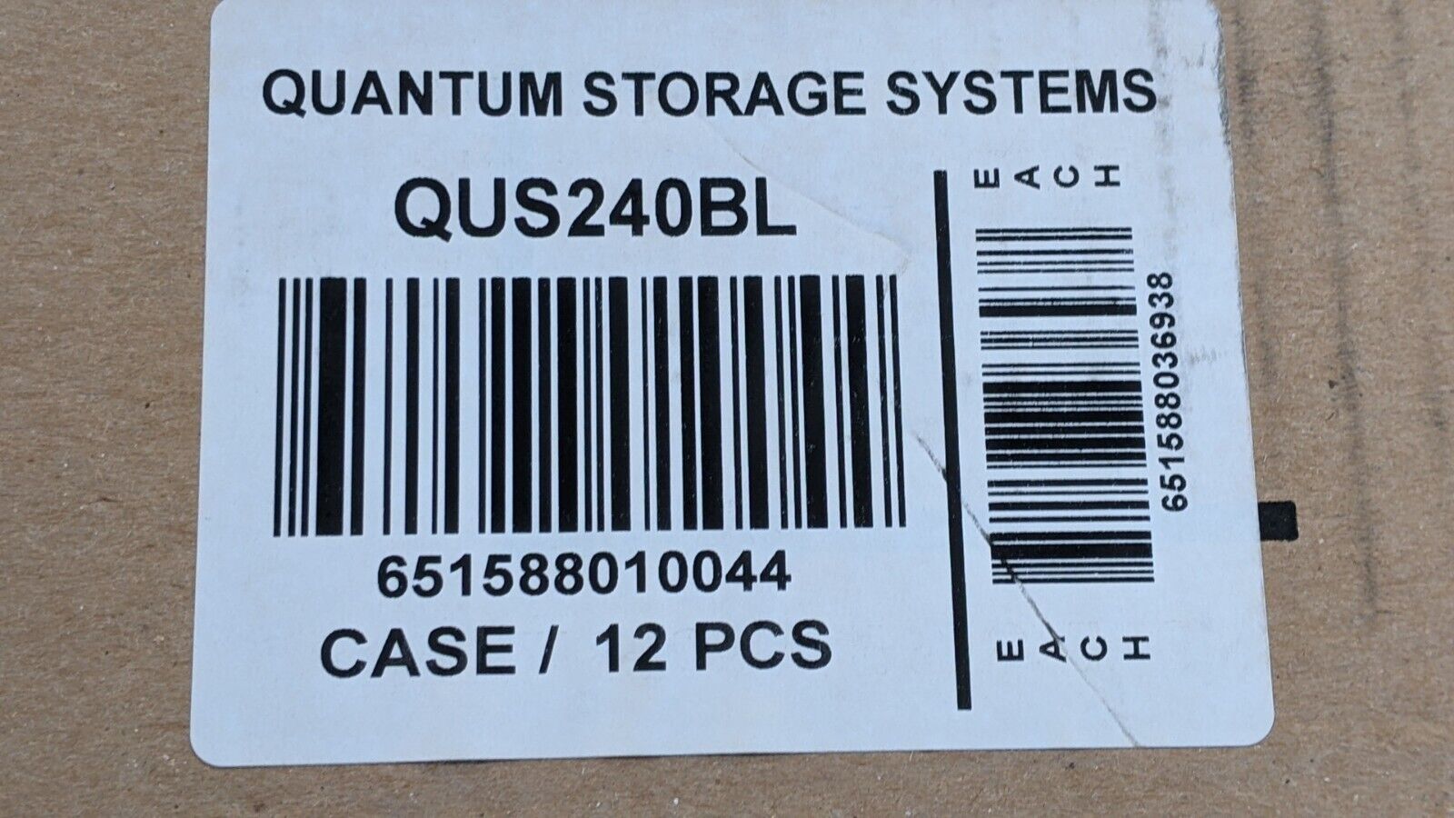 QUS240BL | Quantum Storage Ultra Stack & Hang Storage Bin LOT OF 12 - New - Maverick Industrial Sales