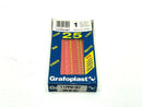 Grafoplast 117P01BY Wiremarker Strips PKG OF 25 - Maverick Industrial Sales