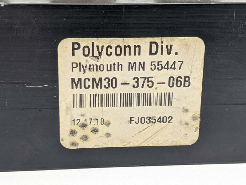 Polyconn MCM30-375-06B Manifold 6 Port 3/8" NPT Outlets x 1/2" NPT Inlets - Maverick Industrial Sales