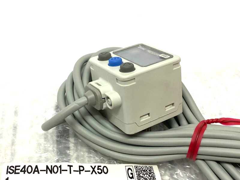 SMC ISE40A-N01-T-P-X501 High Precision Digital Pressure Switch 2-Color Display - Maverick Industrial Sales