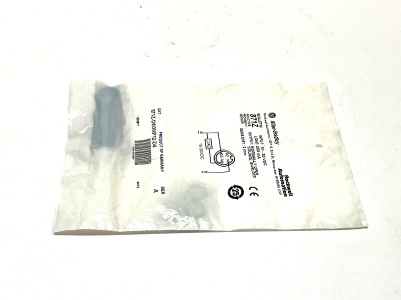 Allen Bradley 871Z-DW2NP12-D4 Ser. A Inductive Sensor 12mm - Maverick Industrial Sales