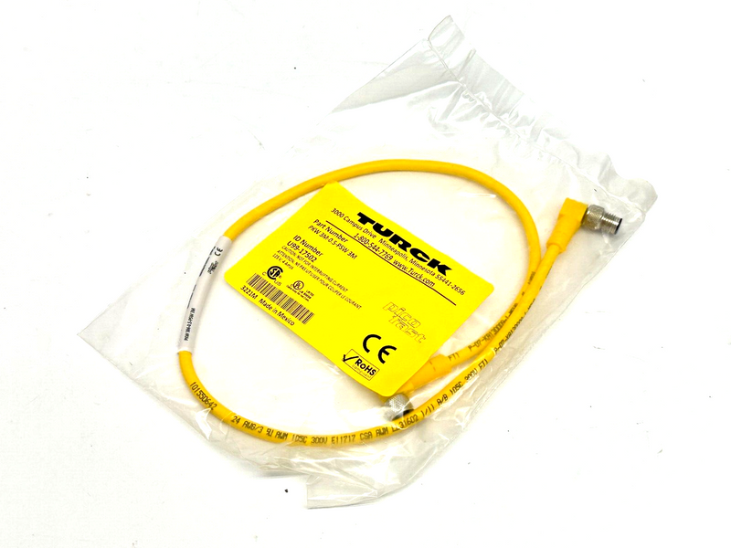 Turck PKW 3M-0.5-PSW 3M Picofast Cordset 0.5m U99-17502 - Maverick Industrial Sales