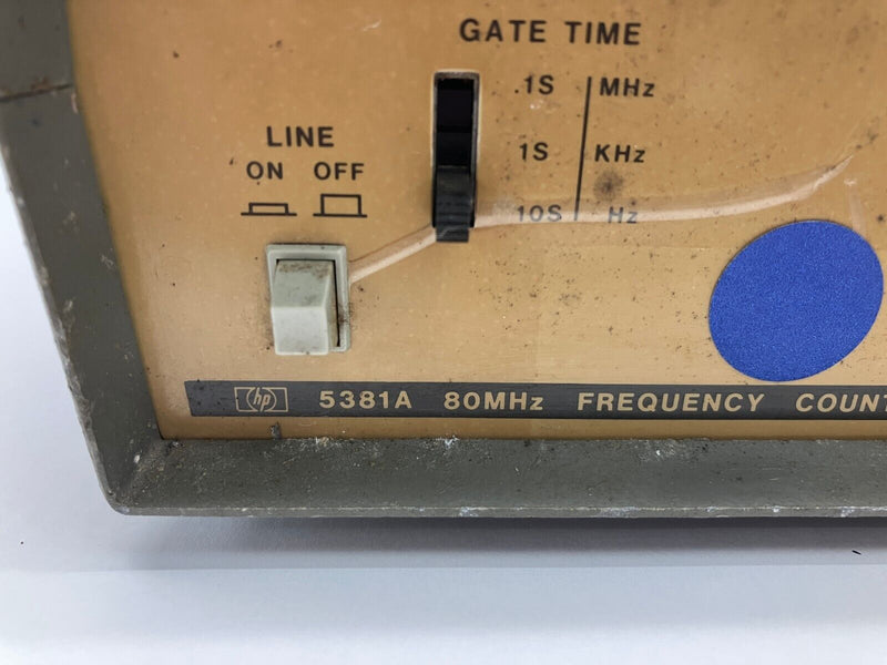 HP 5381A Frequency Counter 80MHz - Maverick Industrial Sales