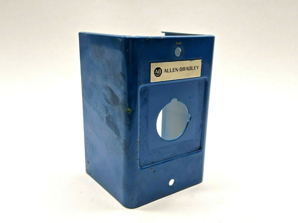 Allen Bradley 800H-1HZ Blue 1 Button Painted Steel Enclosure COVER ONLY - Maverick Industrial Sales