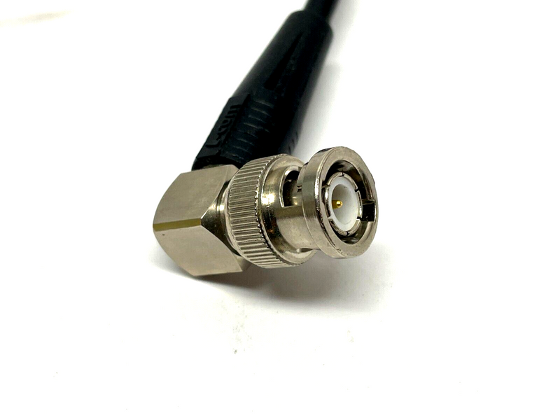 L-Com CC58C-1.5HR2 Coaxial Cable BNC 90 Degree Male / 90 Degree Male 1.5ft - Maverick Industrial Sales