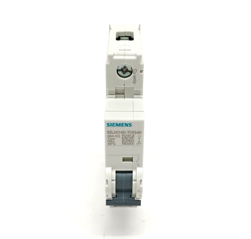 Siemens 5SJ4140-7HG40 Miniature Circuit Breaker 40A 1-Pole 240V - Maverick Industrial Sales