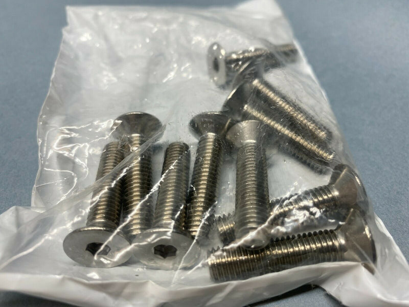 M8X35 Flat Head Hex Drive Screw FHS1X0835-010M1 7991-A2 Full Thread LOT OF 2 - Maverick Industrial Sales