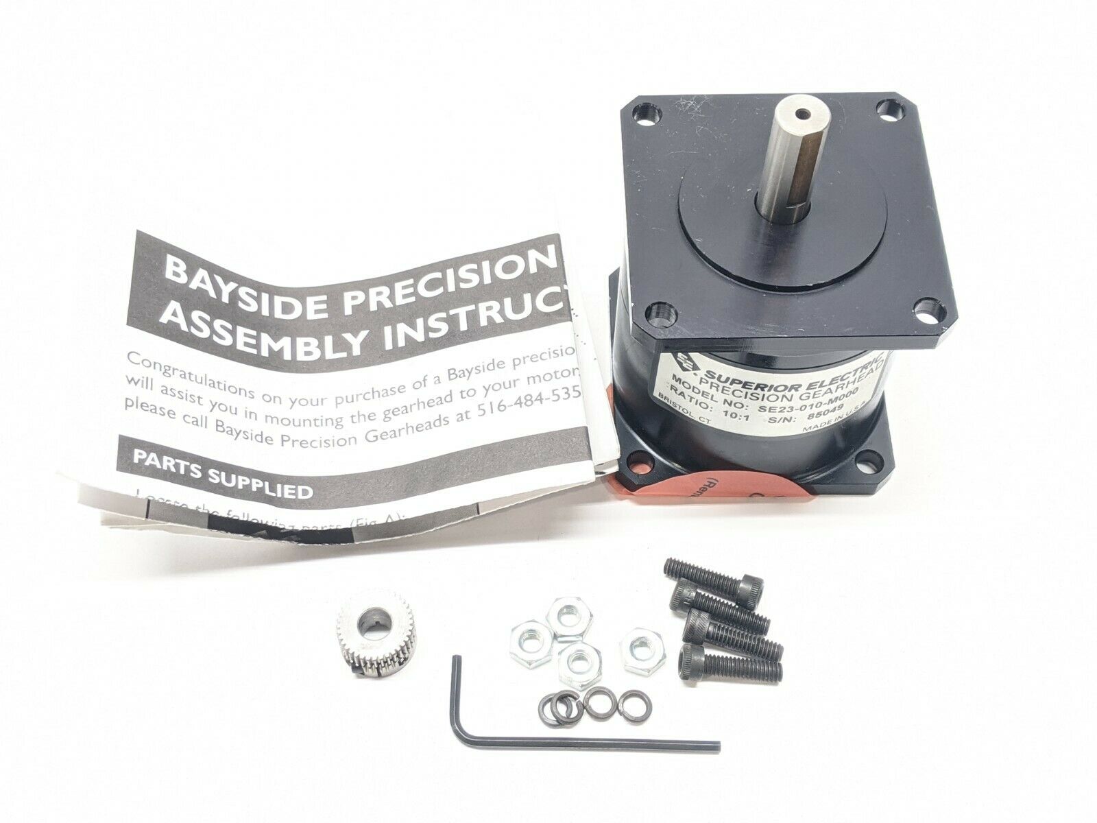 Danaher Bayside Superior Electric SE23-010-M000 Precision Gearhead 10:1 Ratio - Maverick Industrial Sales