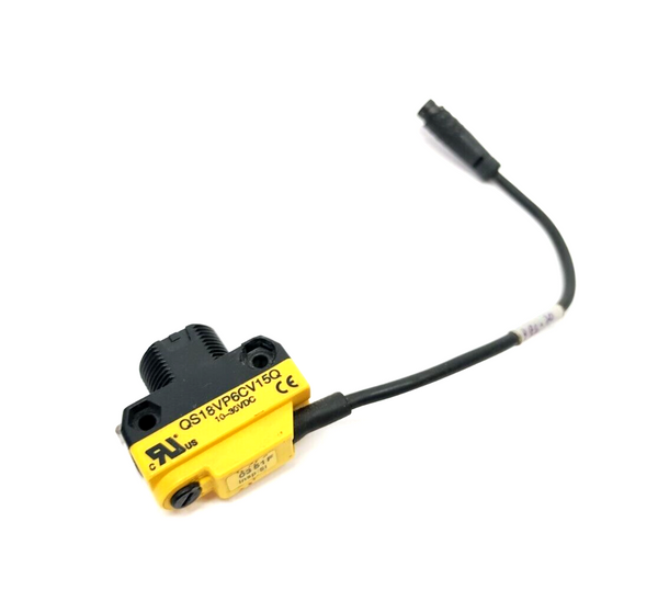 Banner QS18VP6CV15Q Photoelectric Sensor PNP 10-30VDC 61643 - Maverick Industrial Sales