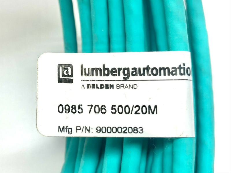Lumberg Automation 0985 706 500/20M Ethernet I/P Double-Ended Cordset 900002083 - Maverick Industrial Sales