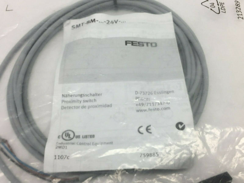 Festo SMT-8M-A-NS-24V-E-7.5-OE Proximity Sensor - Maverick Industrial Sales