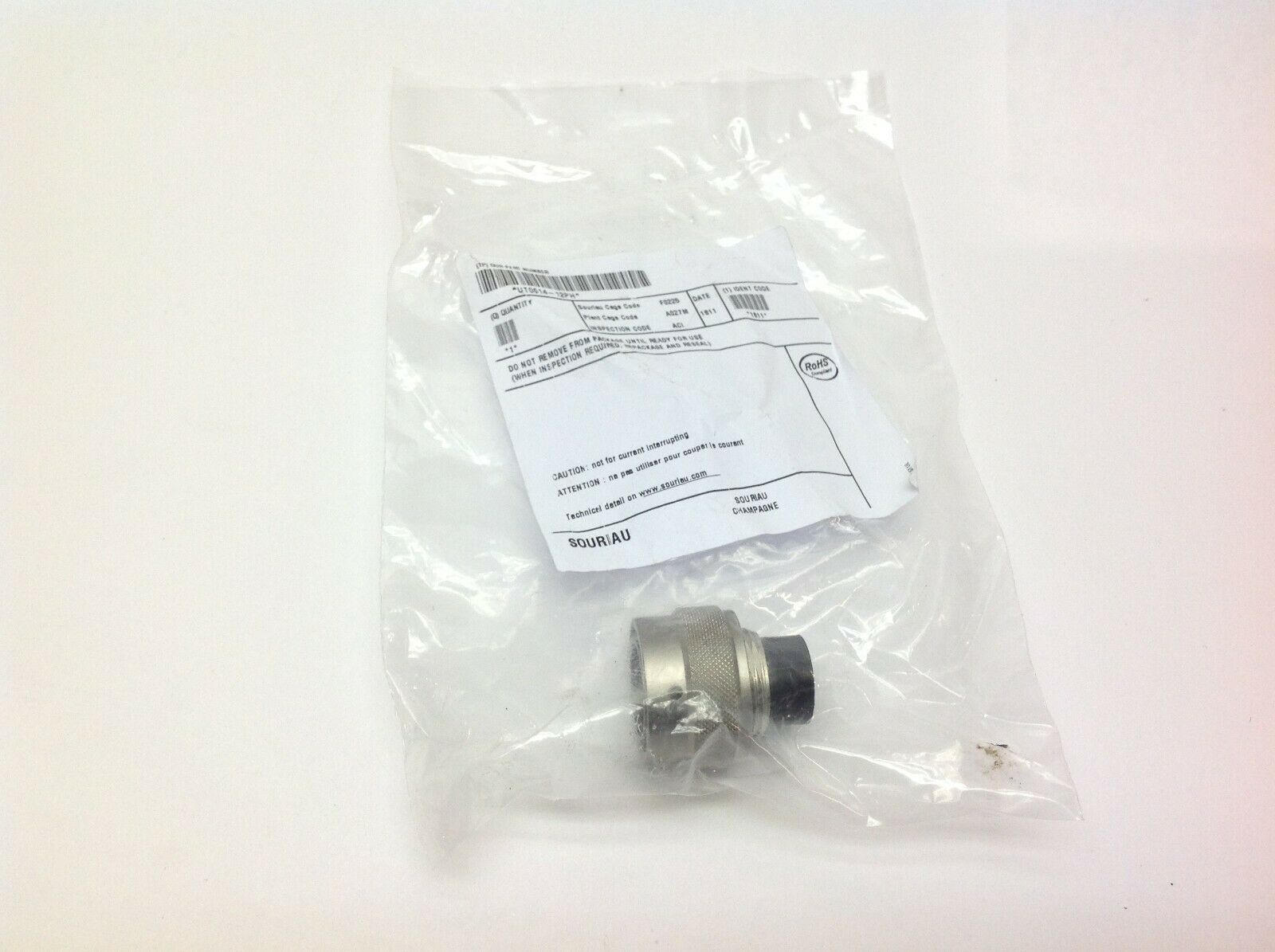 Souriau UT0614-12PH 12 Position Connector Plug - Maverick Industrial Sales